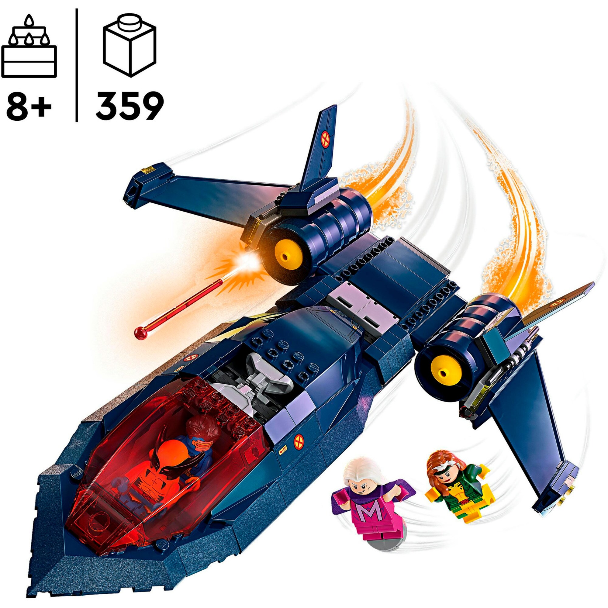 LEGO Konstruktionsspielzeug Marvel Super Heroes X-Jet der X-Men