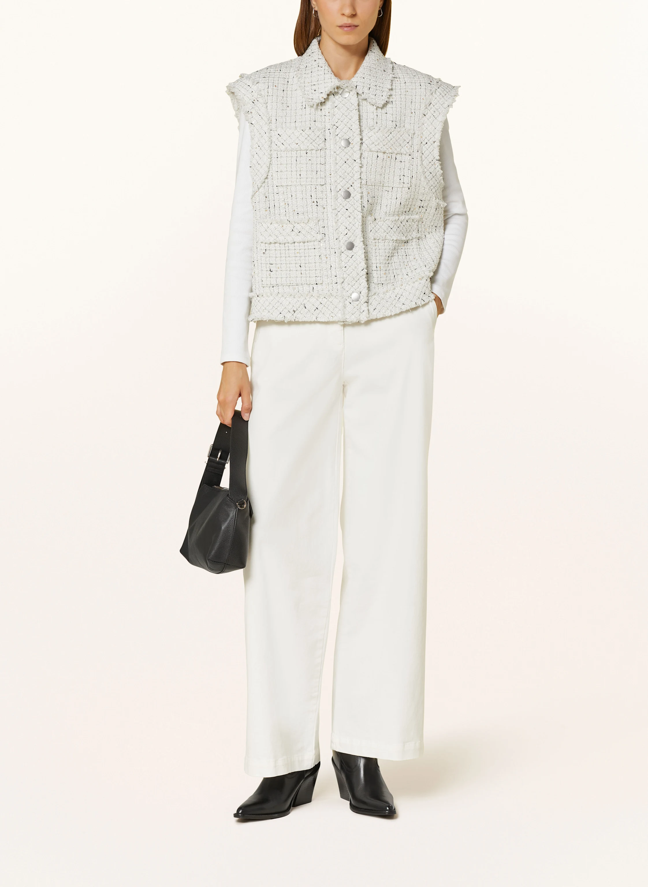 BEAUMONT Tweed-Weste ROBIN mit Pailletten