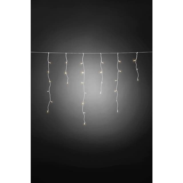 Konstsmide Lysforhæng isregn Udvendigt 1,5 V 80 LED (RGB) Varmhvid (B x H) 300 cm x 87.5 cm