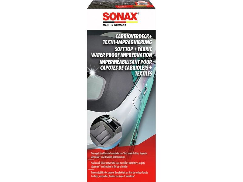 Sonax Cabrioverdeck- & TextilImprägnierung 250 ml Versiegelung und Imprägnierung für Cabrioverdecke