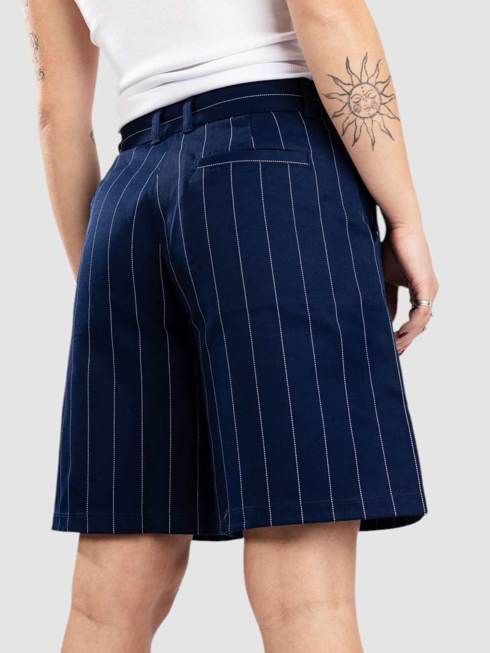 adidas Originals Pinstripe Shorts nindig/owhite