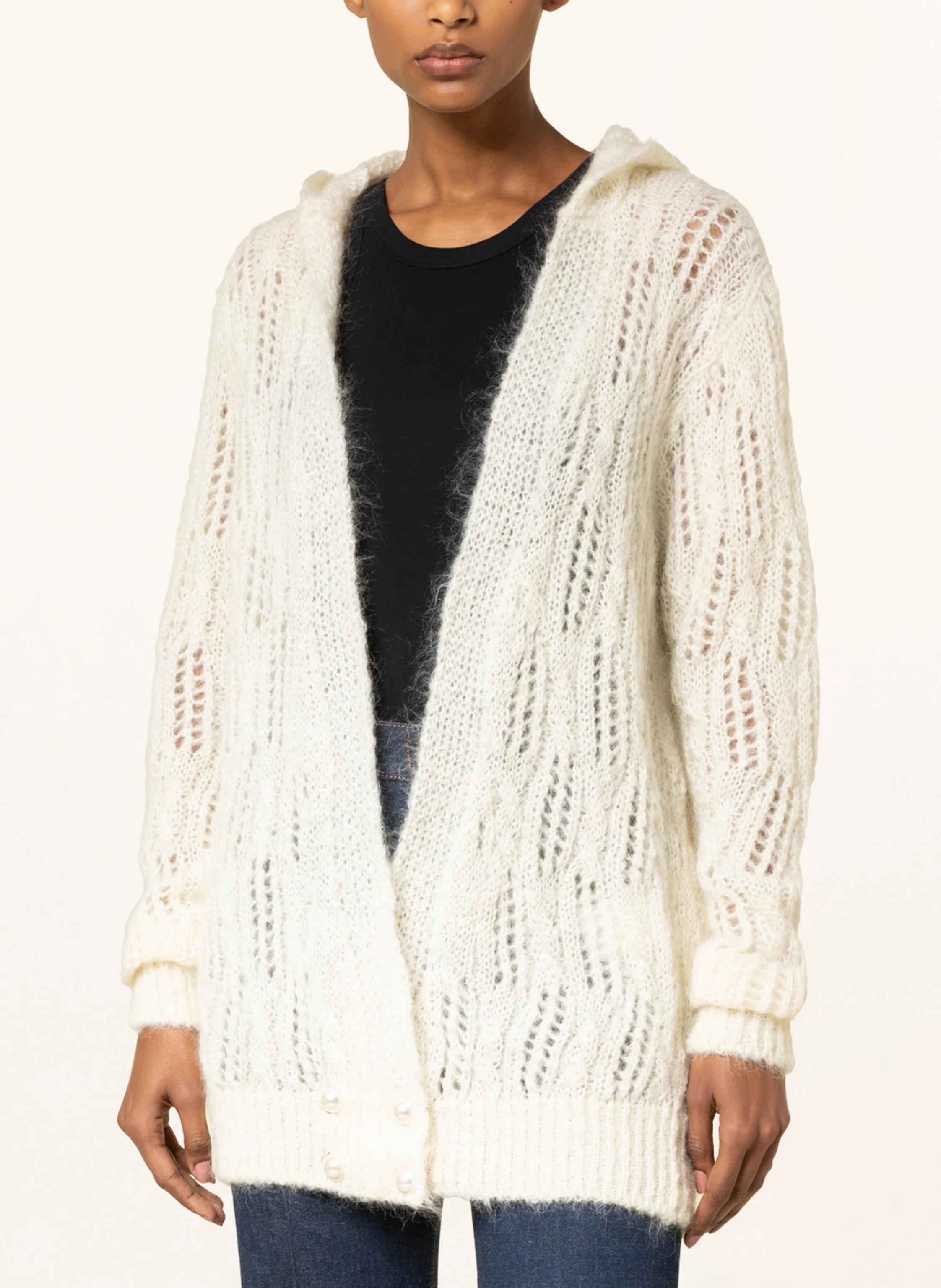 SAINT LAURENT Strickjacke aus Mohair