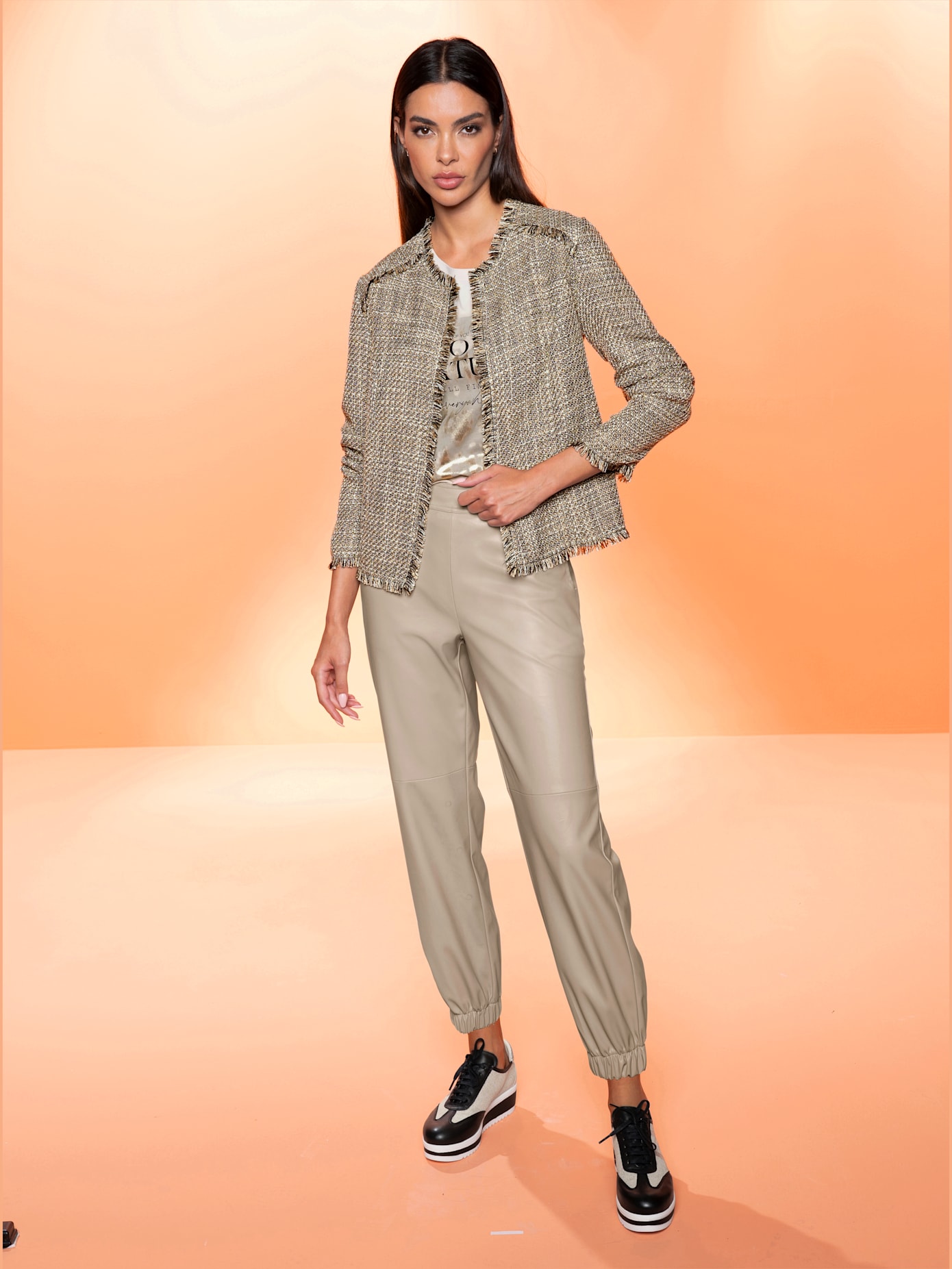 Blazer bouclé structuré pour l'été