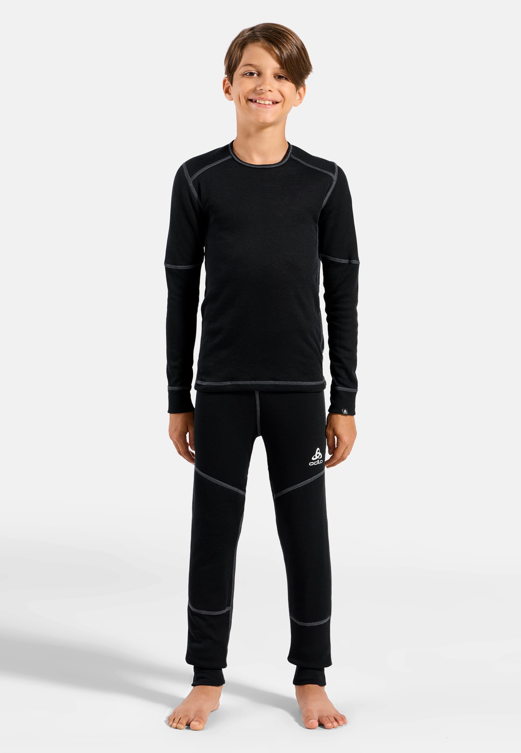 Active X-Warm Kids Base Layer Oberteil in black