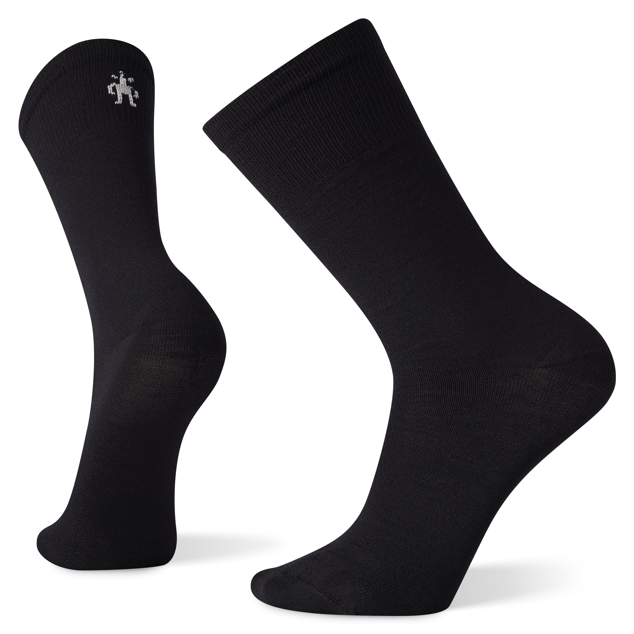 Classic Hike Zero Cushion Liner Crew Socks Black