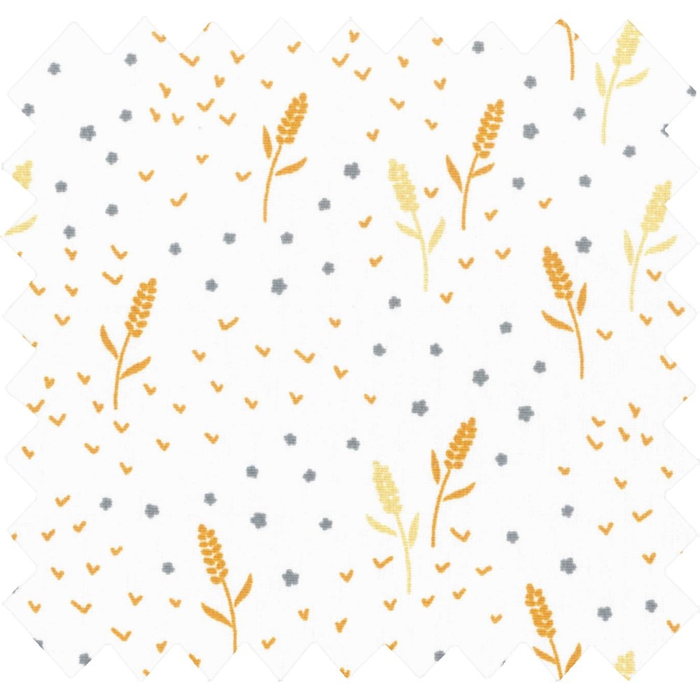 Tissu Coton Au Mètre Epis De Blé Ex1098