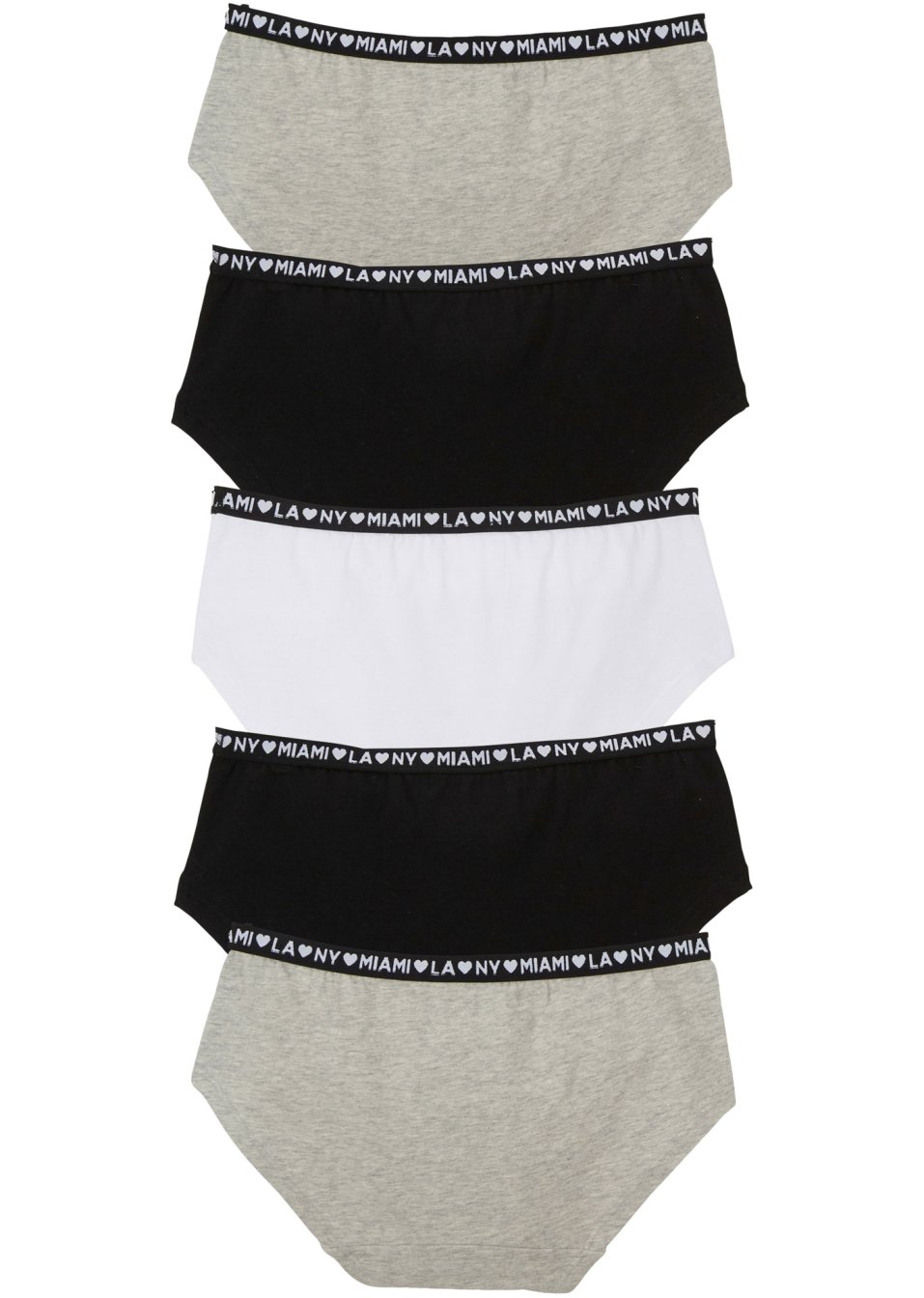 Lot de 5 culottes fille