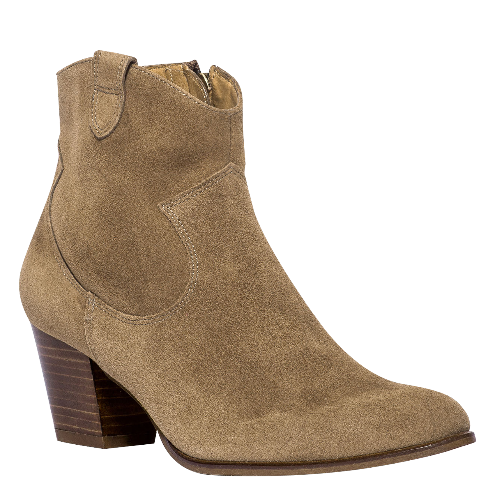 MELISSE - Bottines en cuir | Beige