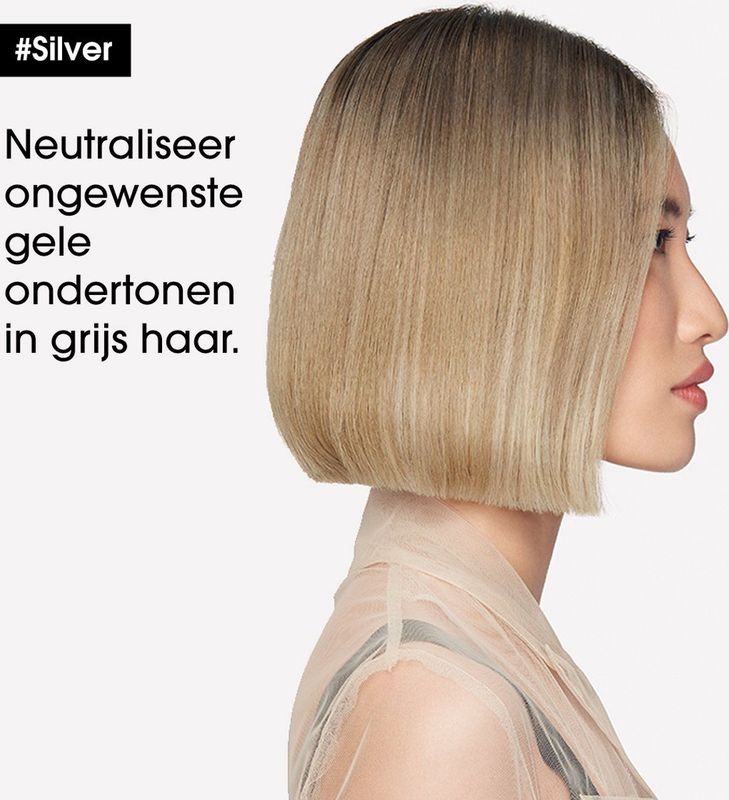 L’Oréal Professionnel Silver Shampoo – Zilvershampoo voor wit en grijs haar – Serie Expert – 500 ml