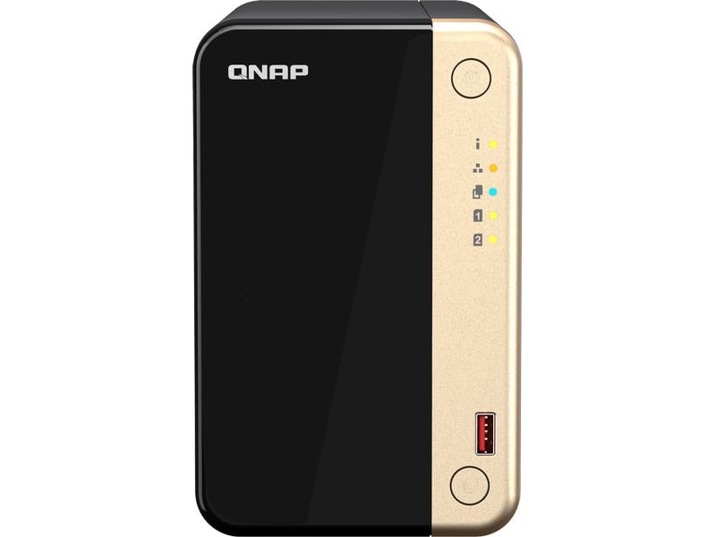 QNAP NAS TS-264 Kompaktes NAS mit überragender Leistung und 2 Laufwerkschächten