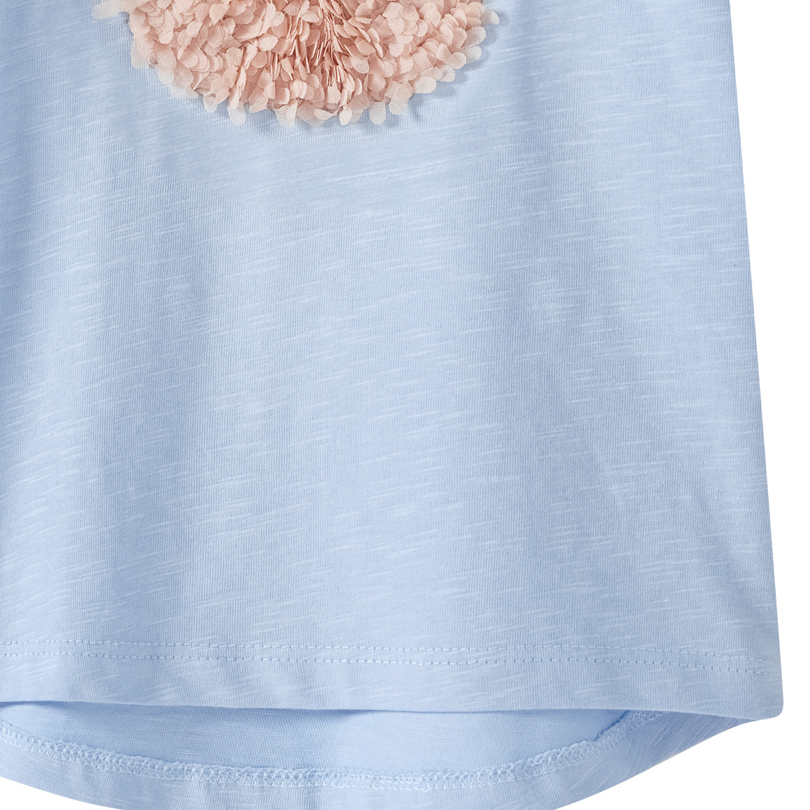 Topomini Baby T-Shirt aus Bio-Baumwolle hellblau