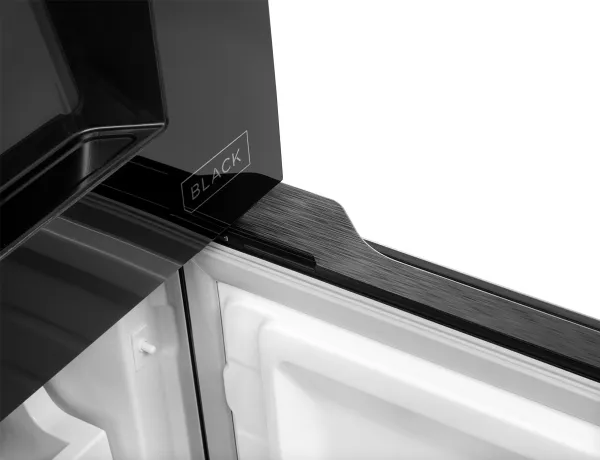 Concept LA8891BC, Fritstående, Fransk dør, Sort, LED, 560 L, SN-T