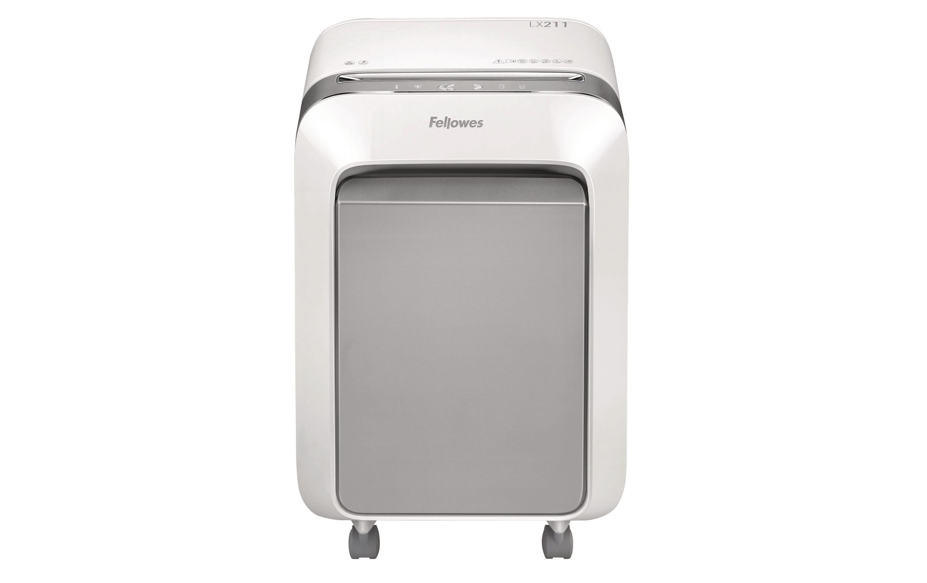 Aktenvernichter LX211 P-5, 15 Seiten, Weiss<br>Papierschredder