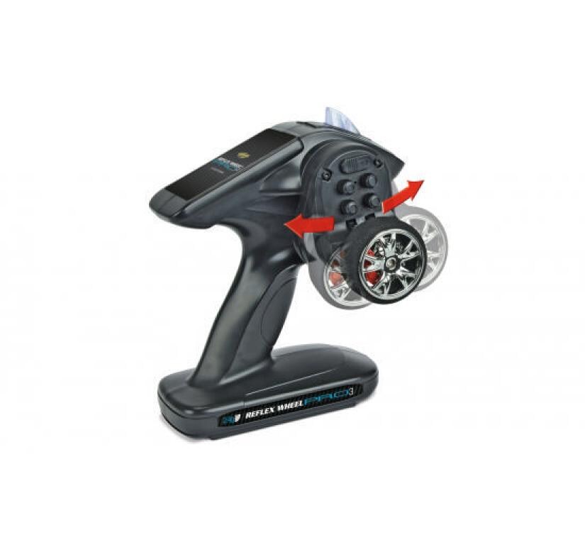 Fernsteuerung Reflex Wheel Pro 3 2-Kanal mit Empfänger2-Kanal RC-Anlage für RC Fahrzeuge