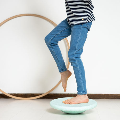 Stapelstein balance board lichtgroen