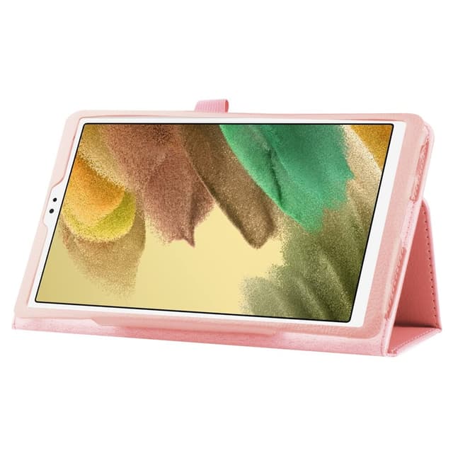 SKALO Samsung Tab A7 Lite Duofold Litchi Flip Cover