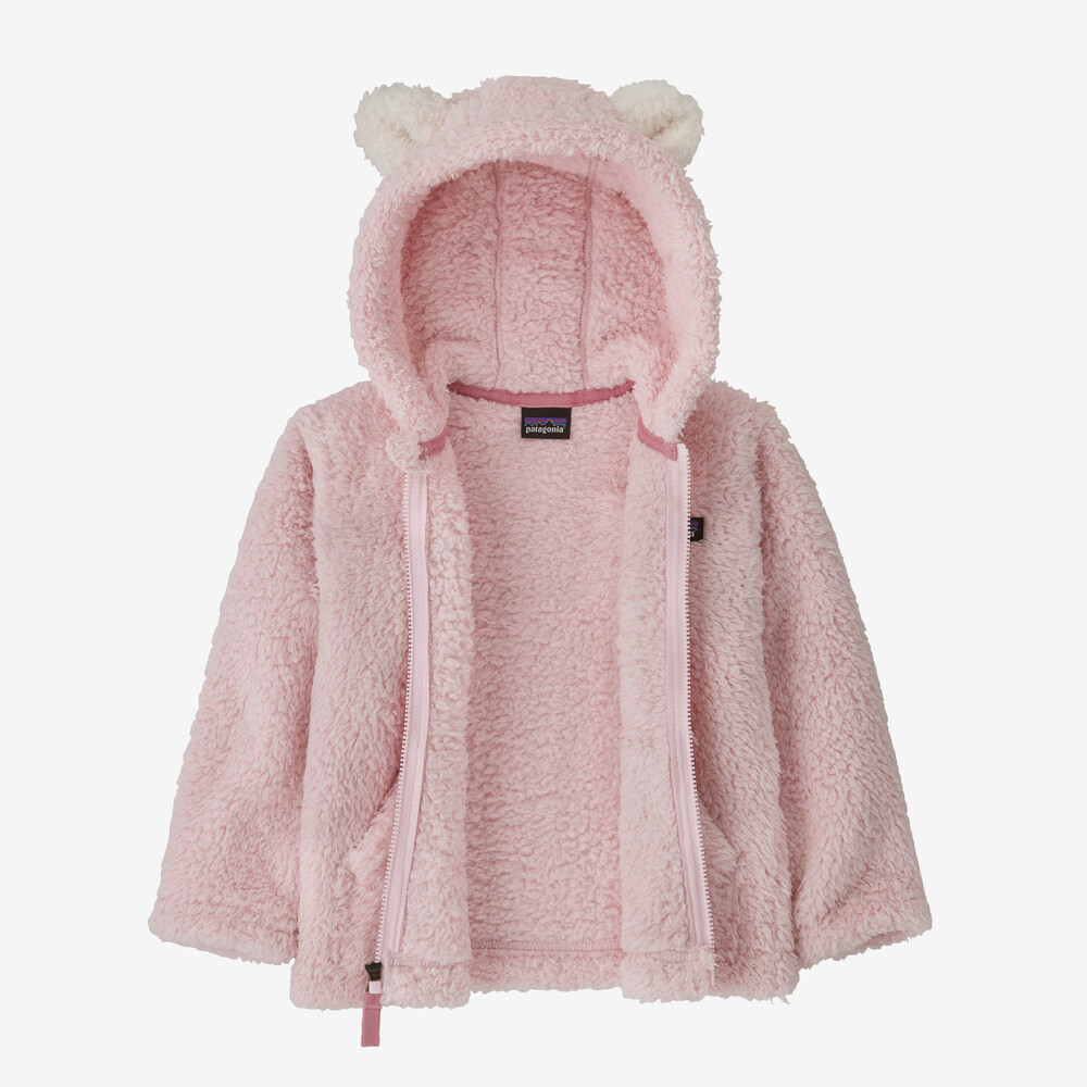 Baby-Fleece-Kapuzenpullover mit Fellmotiven