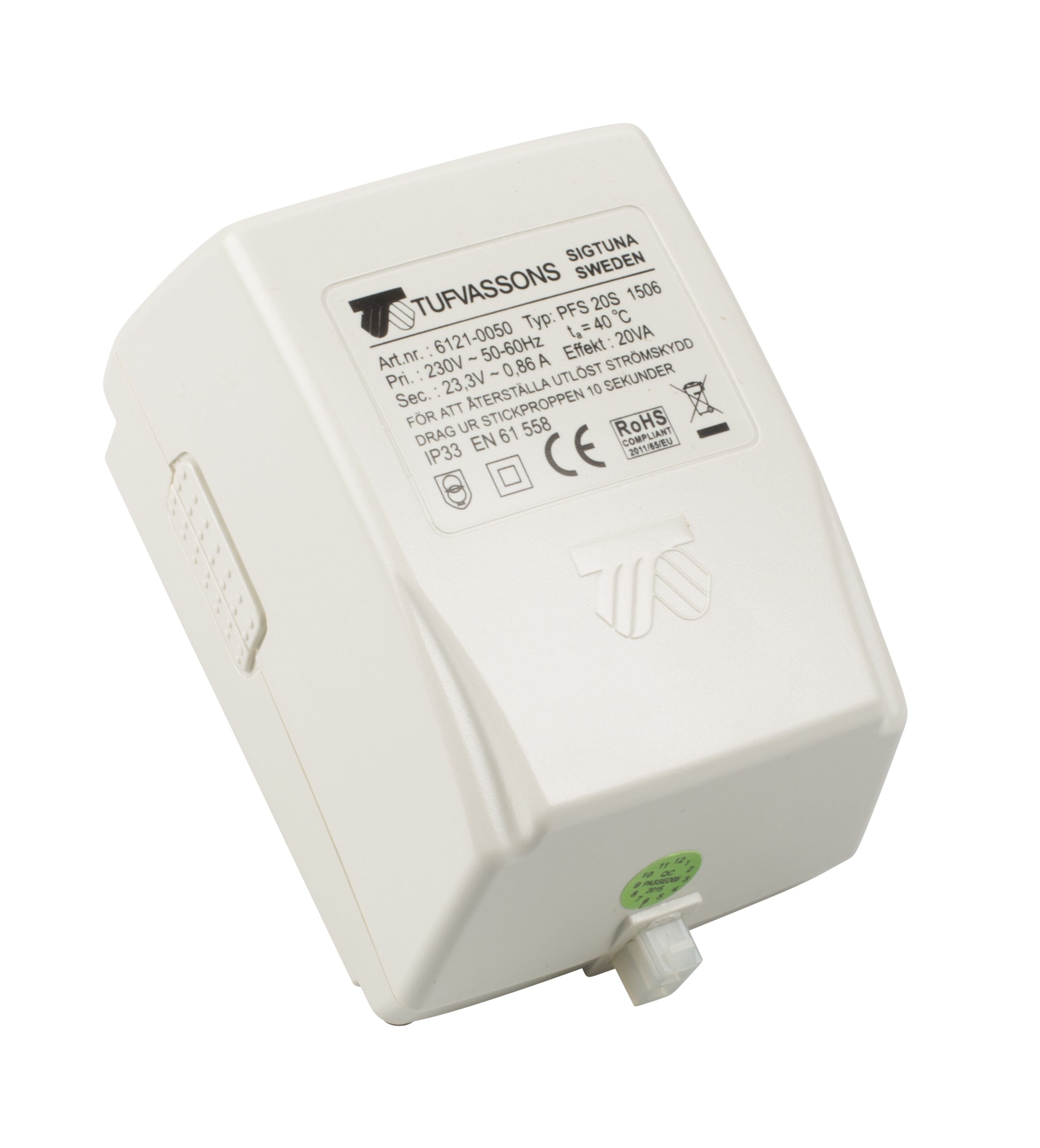 Tufvassons Strømadapter (AC) 17 V 20 VA