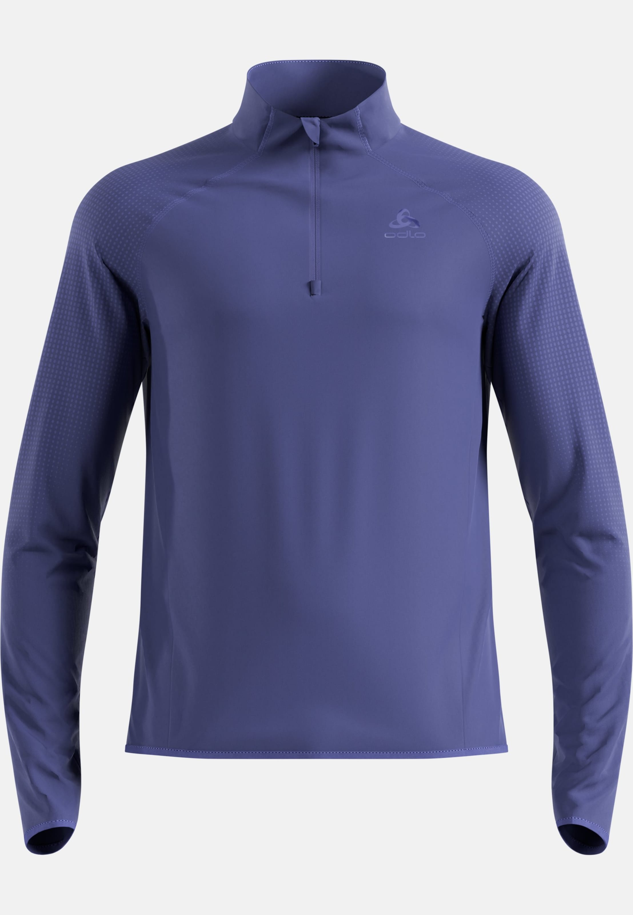 Zeroweight Warm Laufoberteil mit Halbreissverschluss 2.0 in Skipper Blue