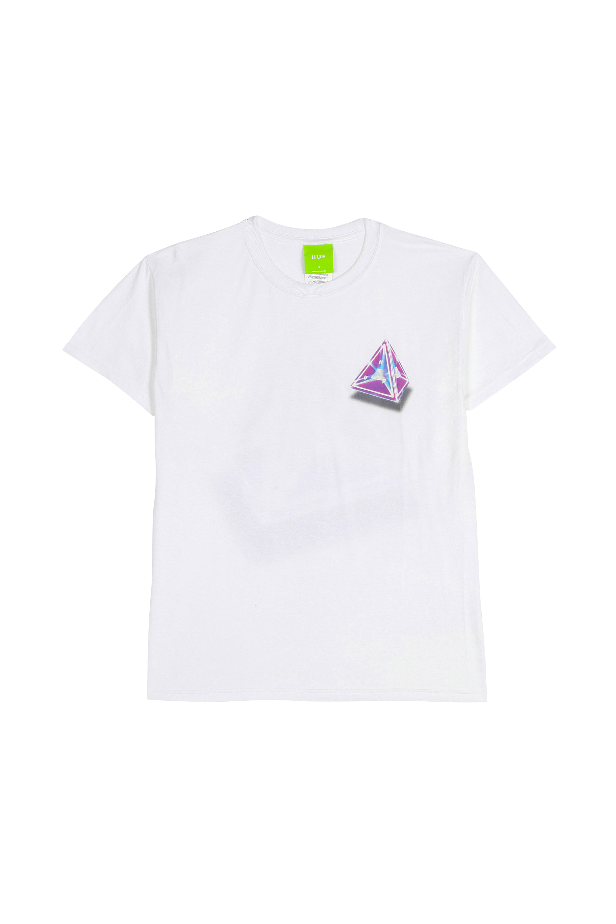 HUF T-SHIRT TESSERACT Blanc