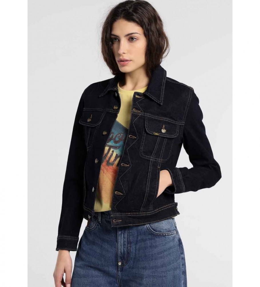 Jaqueta jeans azul marinho Lois