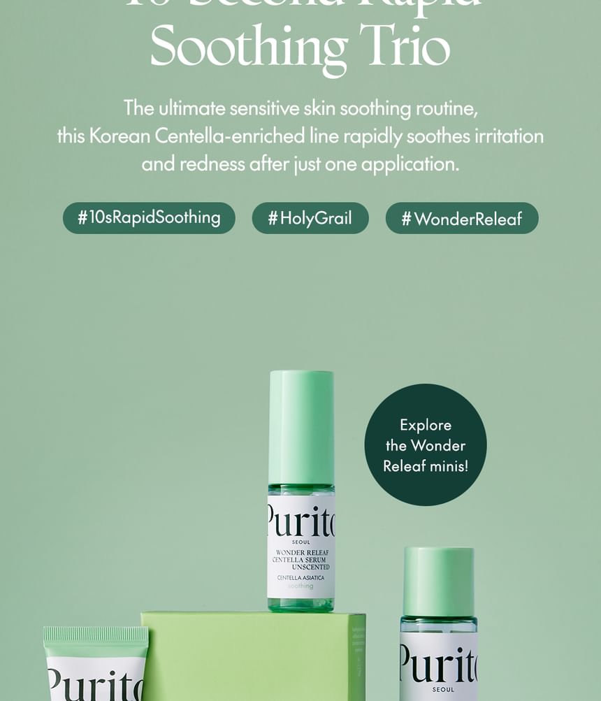 Purito SEOUL - Wonder Releaf Centella Mini Kit ongeparfumeerd