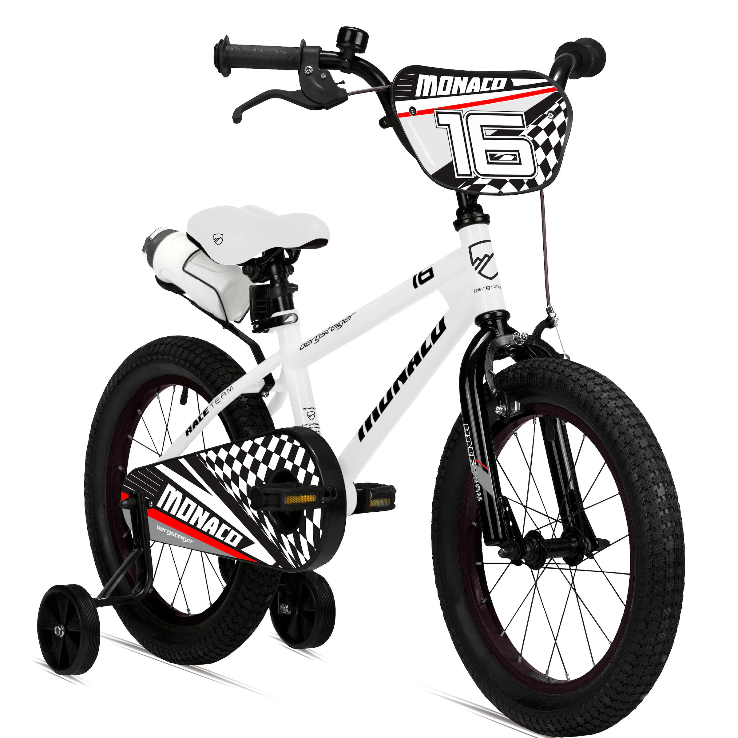 Bergsteiger Kinderfahrrad Monaco 20 Zoll | racing white