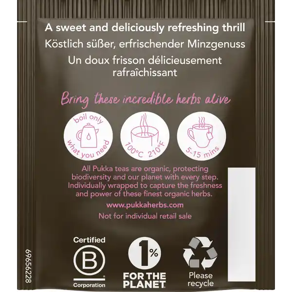 Bio-Kräutertee Pfefferminz & Süßholz, mit exquisiter Pefferminze und vollmundigem Süßholz