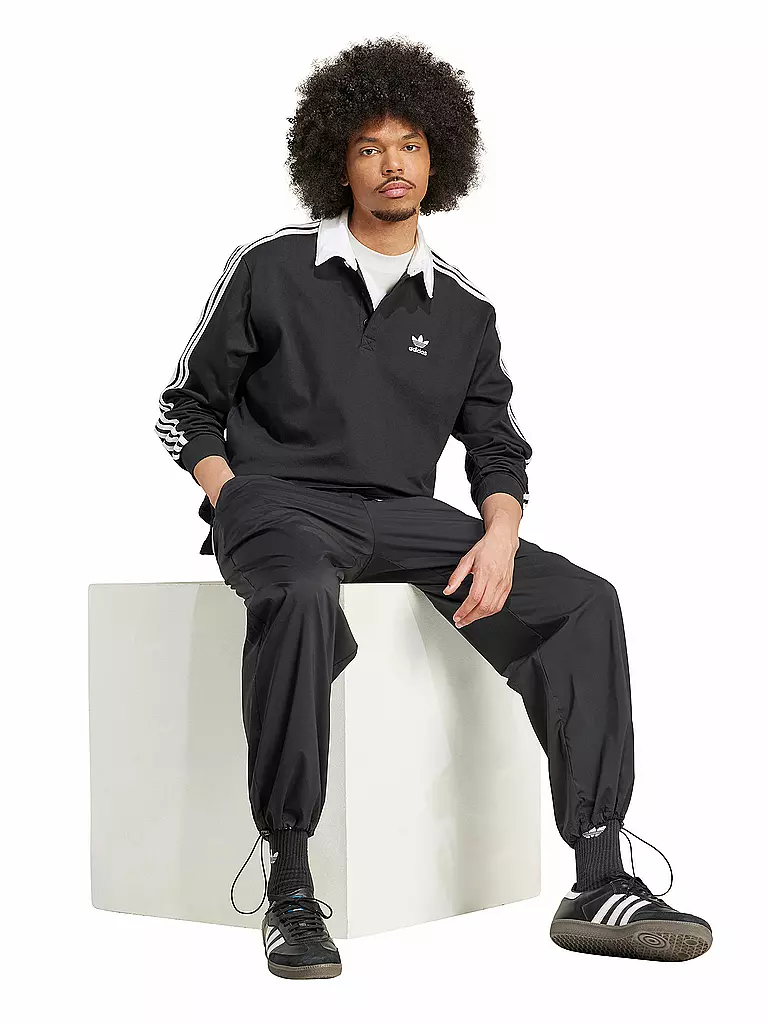 ADIDAS ORIGINALS Poloshirt schwarz