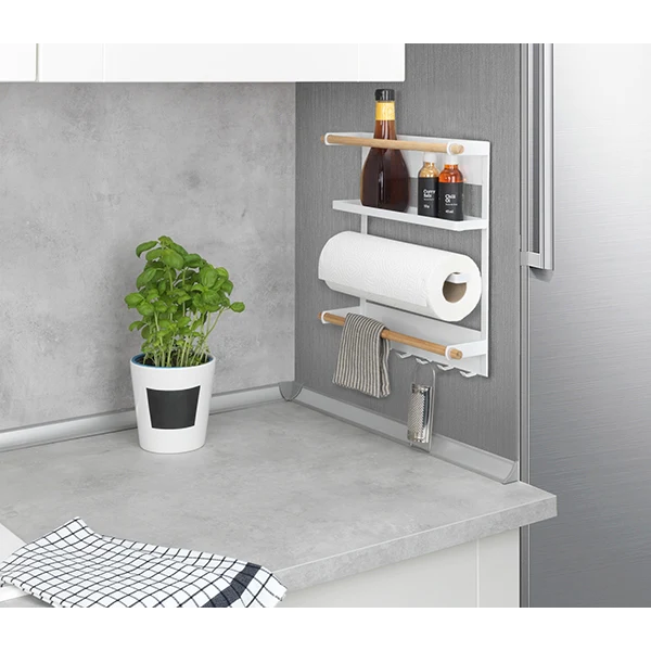 Étagère de cuisine magnétique blanche Wenko by Maximex