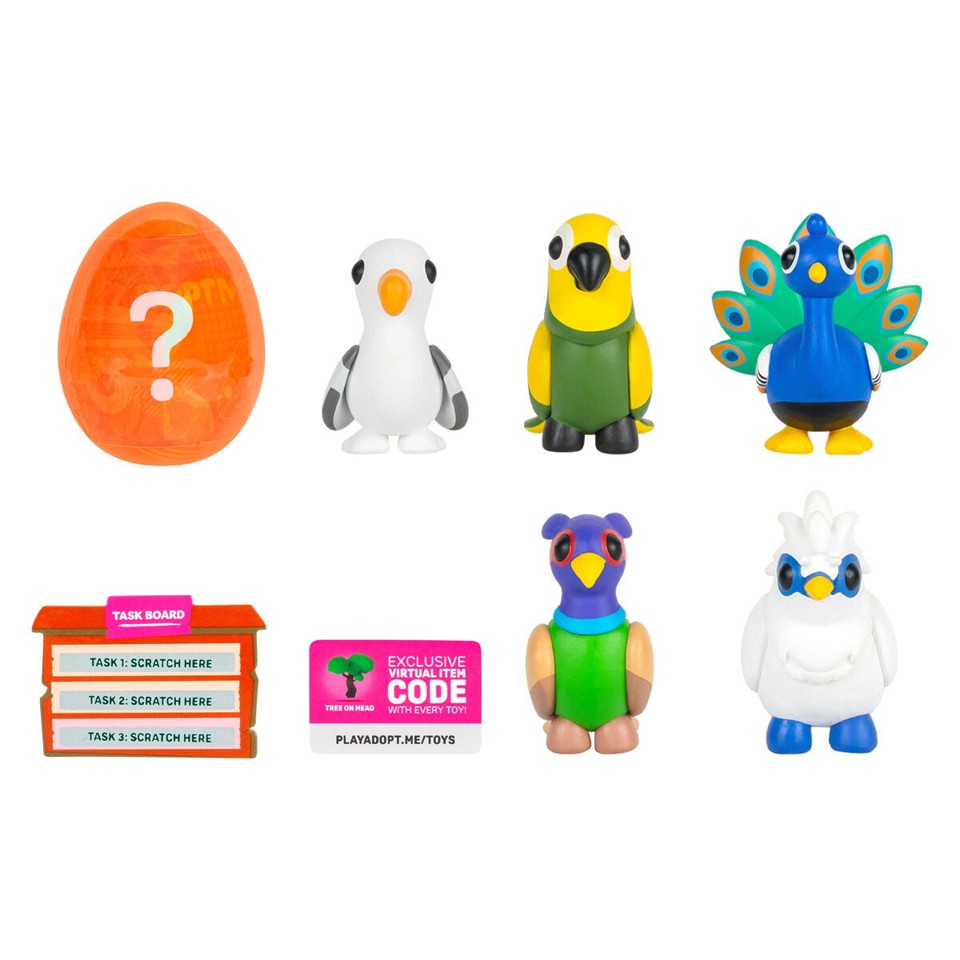 Adopt Me! - Figurer Fjervenner 6-Pak
