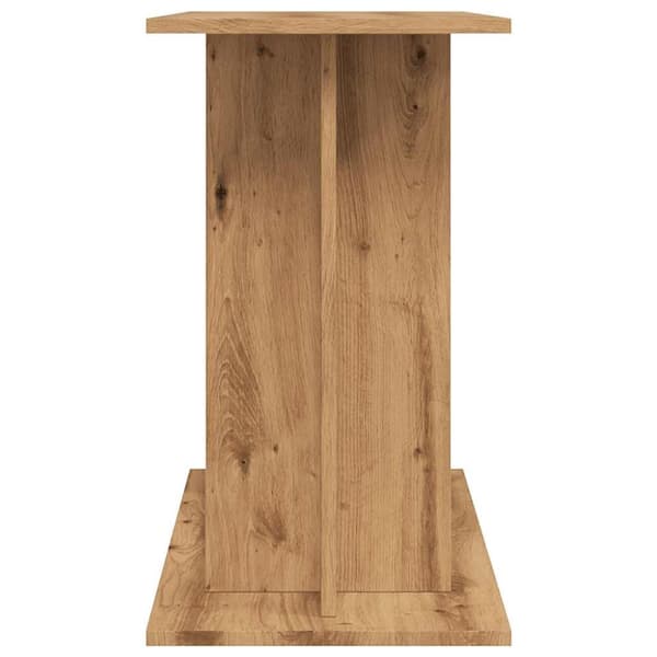 vidaXL Akvariumstativ artisan eik 80x35x60 cm konstruert tre