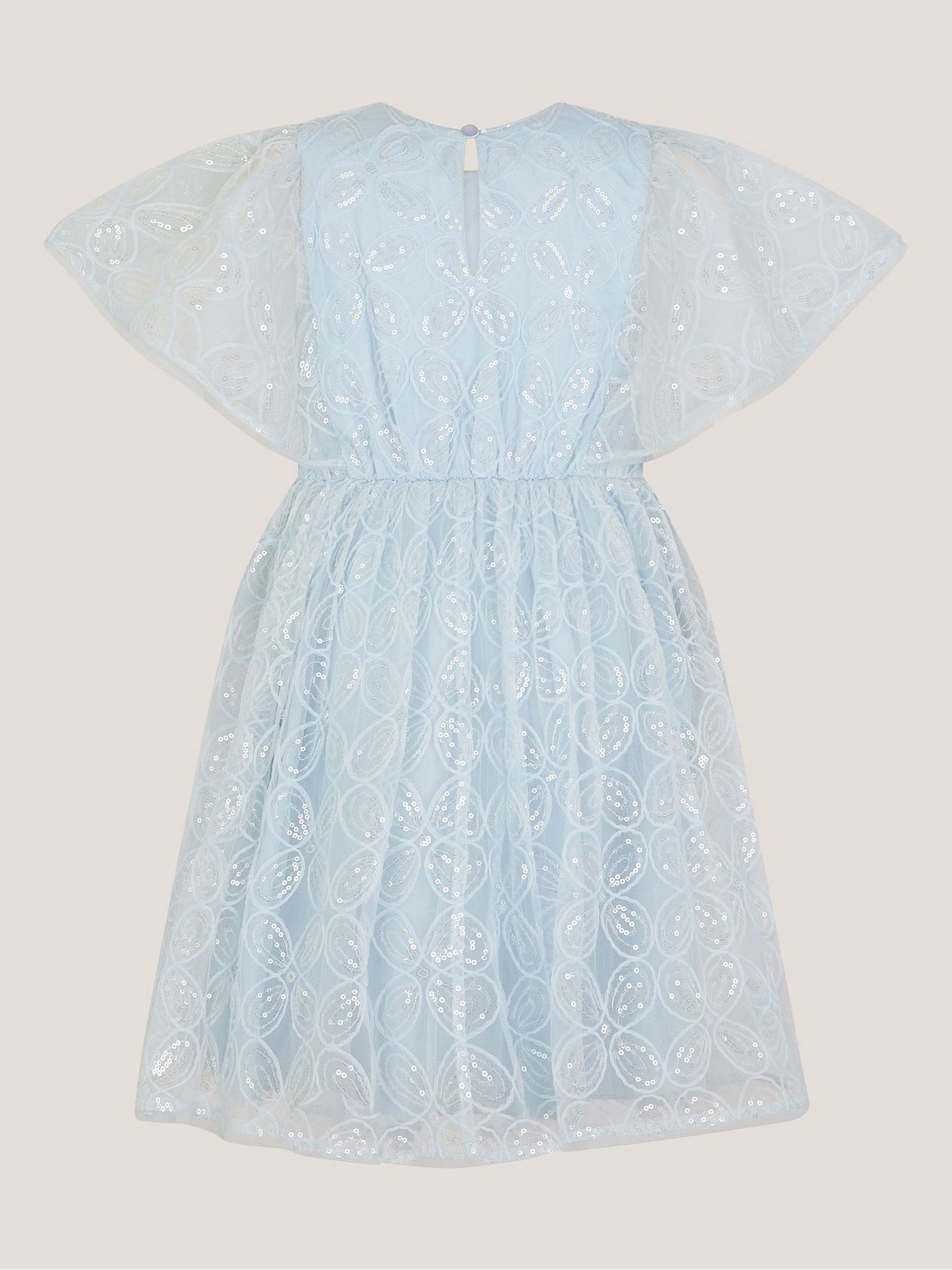 Monsoon Ahanna Flutter Sleeve Sequin Party Dress