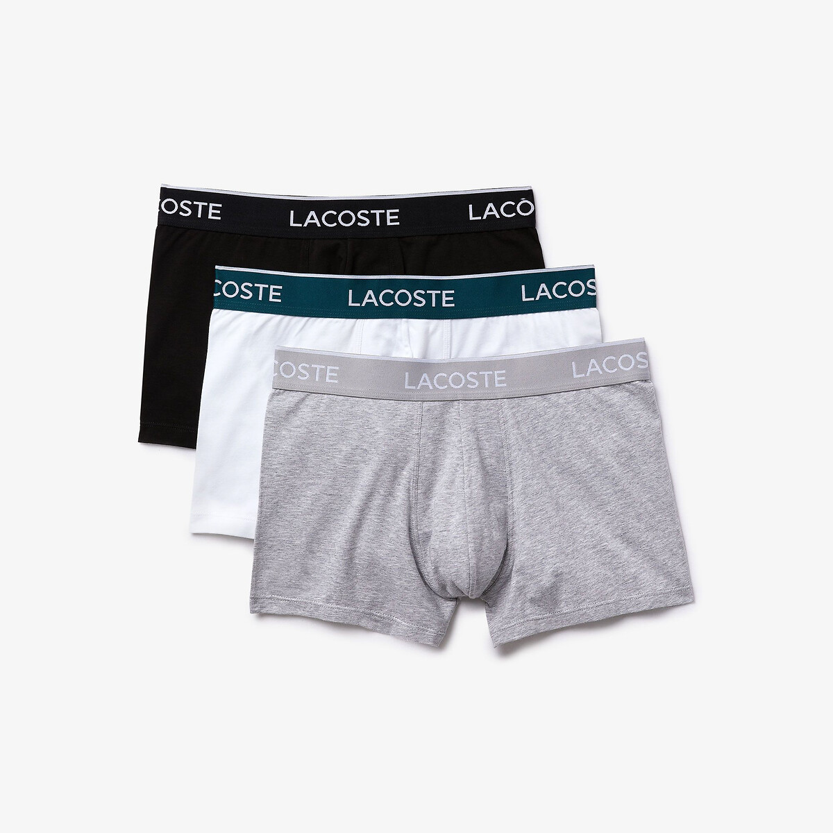 LACOSTE<br>Conjunto de 3 cuecas boxer