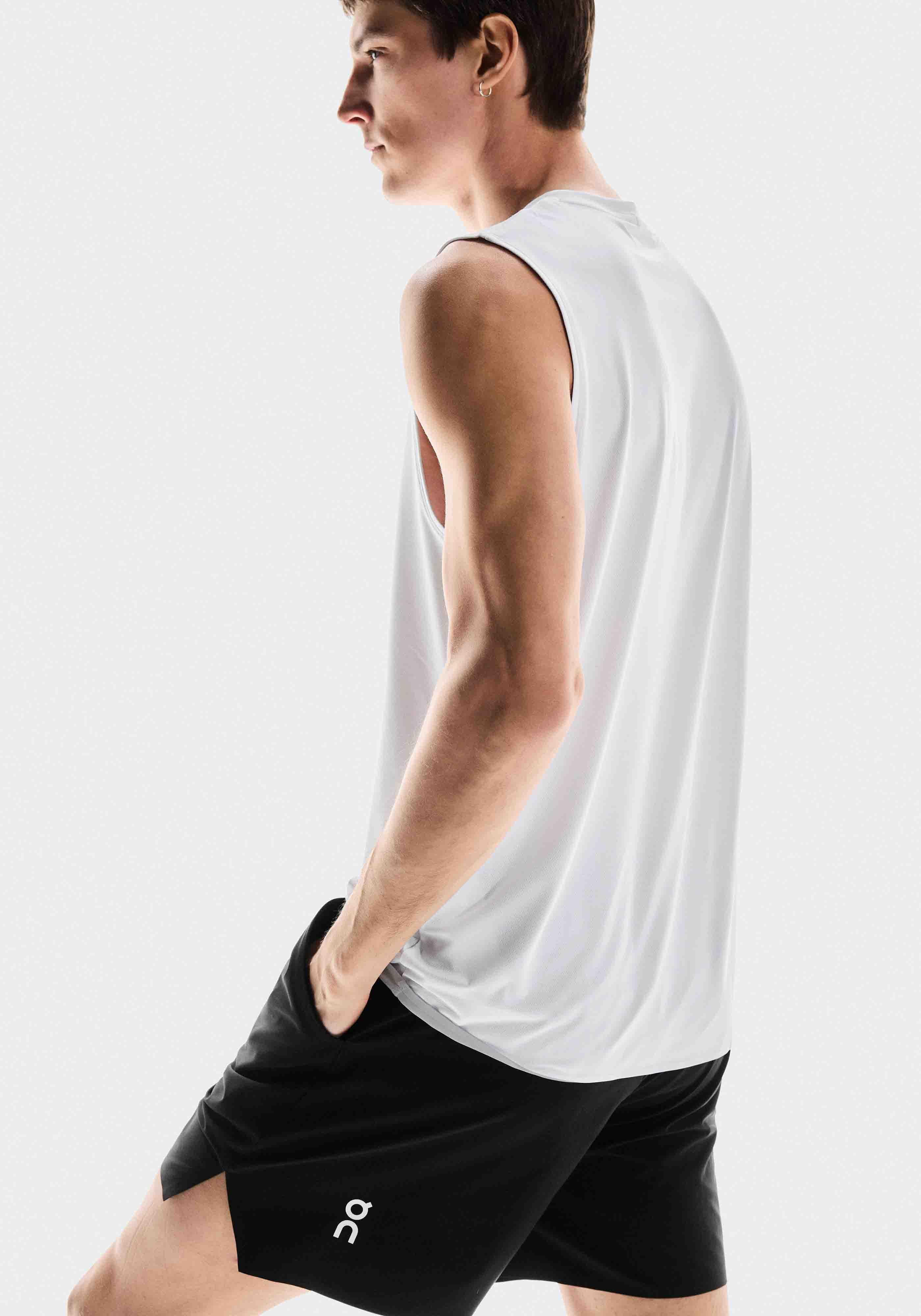 Court Tank Herre All White