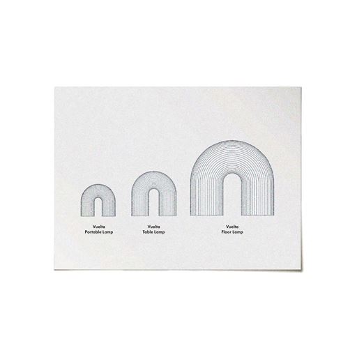 ferm LIVING Vuelta Portable Lamp, White