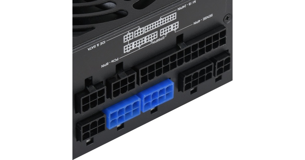 SilverStoneSST-SX500-G V1.1 modulaire 500 watt voeding   (Zwart, 2x PCIe)