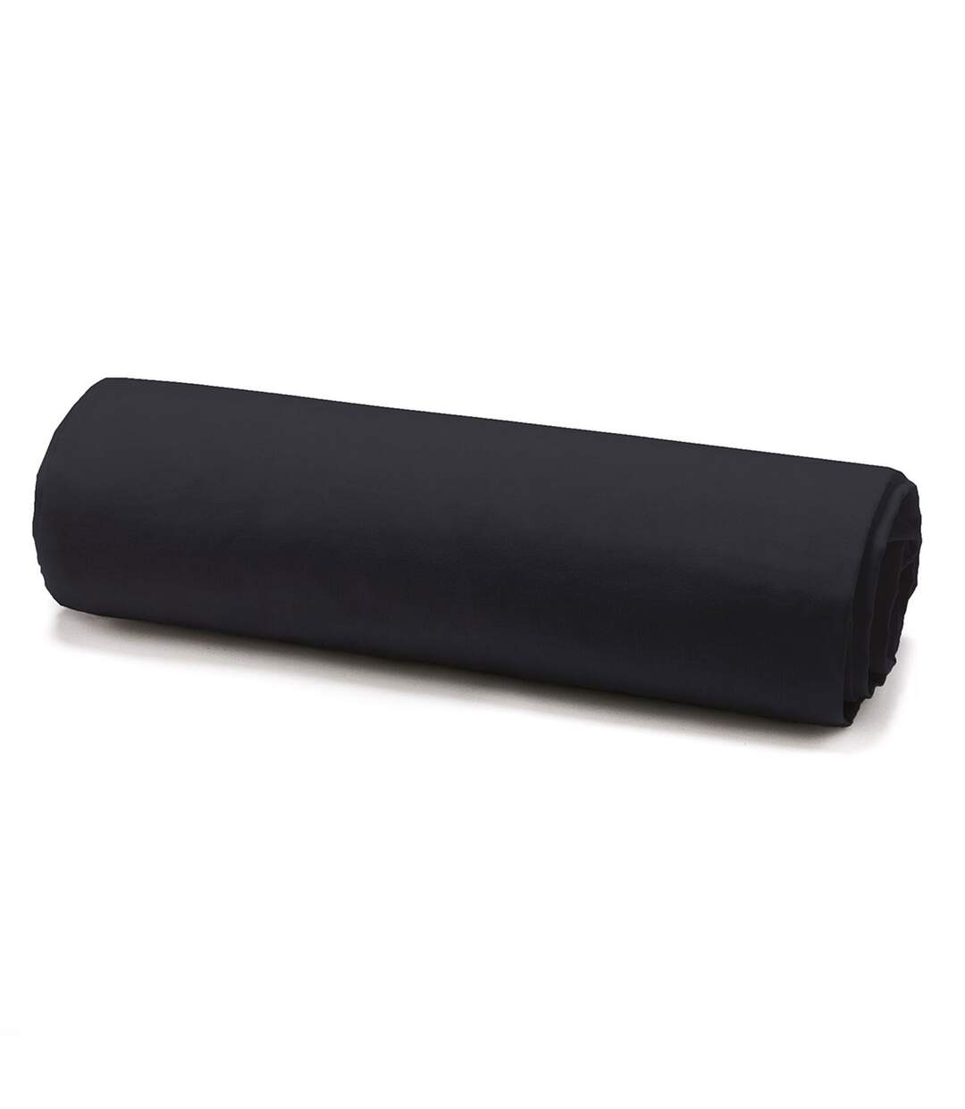 Drap housse Réglisse - 100% coton 57 fils - 140 x 190 cm - Noir