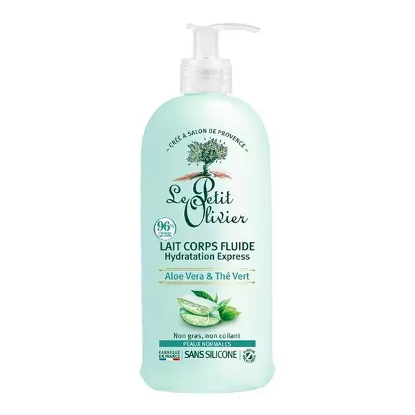 Le Petit Olivier - Lait Corps Hydratation Express - Aloe Vera Thé Vert 250ml
