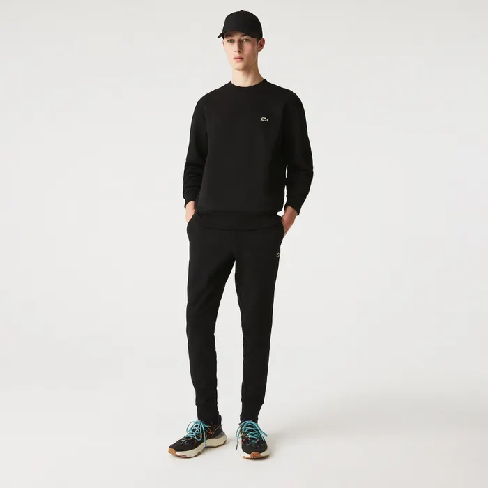 Lacoste Bio Cotton Fleece Crew Sweater Heren