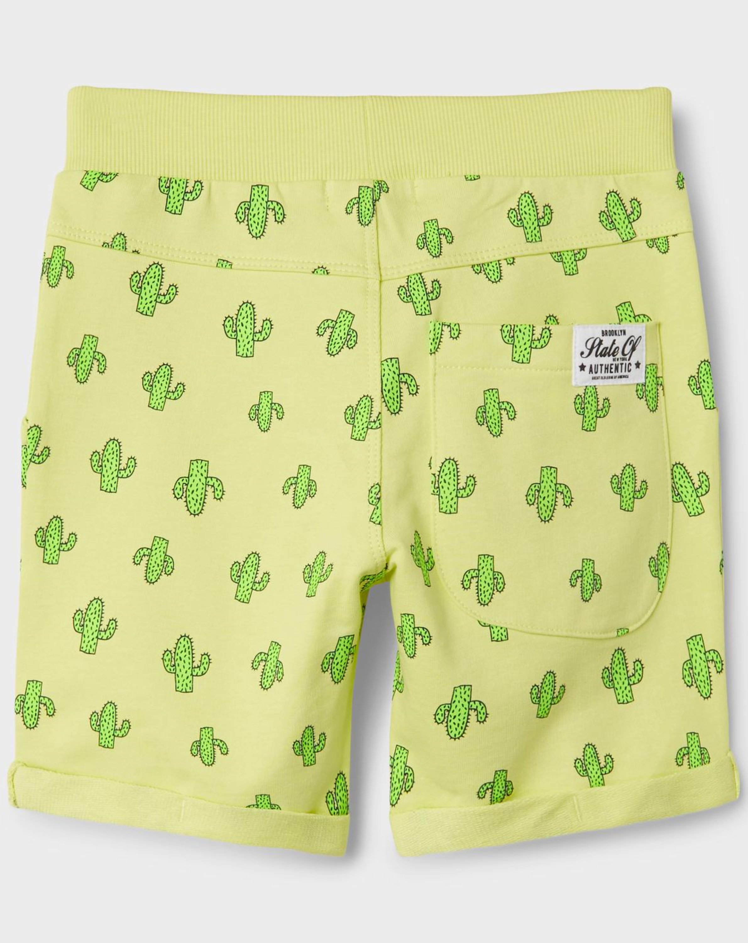 Sweat-Shorts NMMVERMO CACTUS in sunny lime