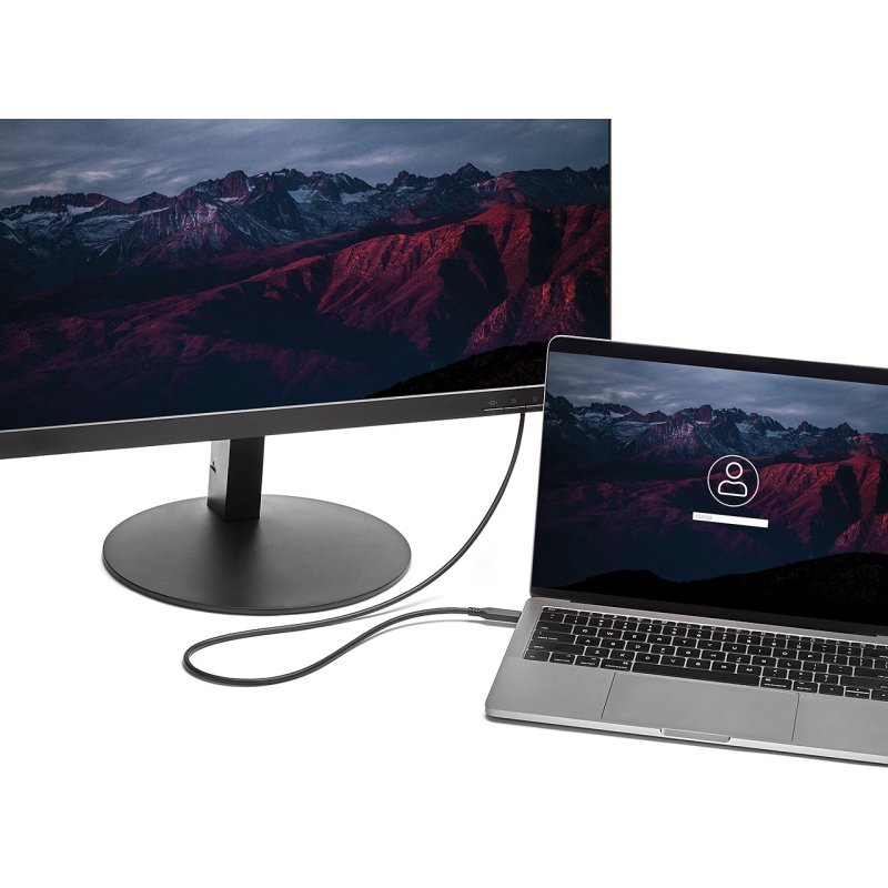 StarTech.com Câble adaptateur USB-C vers Mini DisplayPort 4K 60 Hz de 1,8 m en noir
