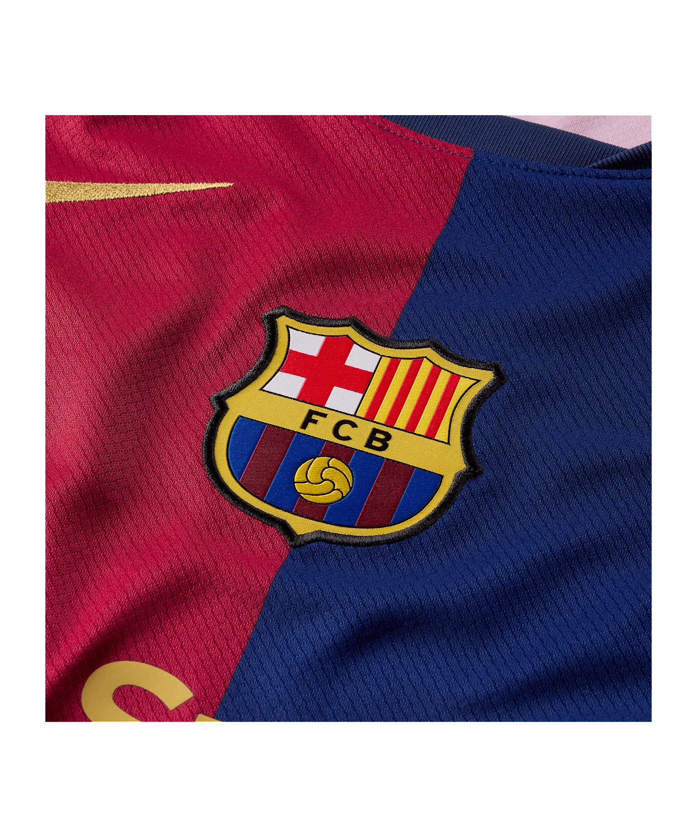 Nike FC Barcelona Trikot langarm Heim 2024/2025 Blau F456