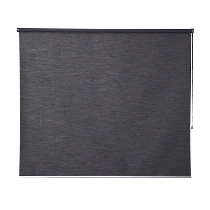 Store enrouleur occultant Colours Ilas polyester gris 160 x 240 cm