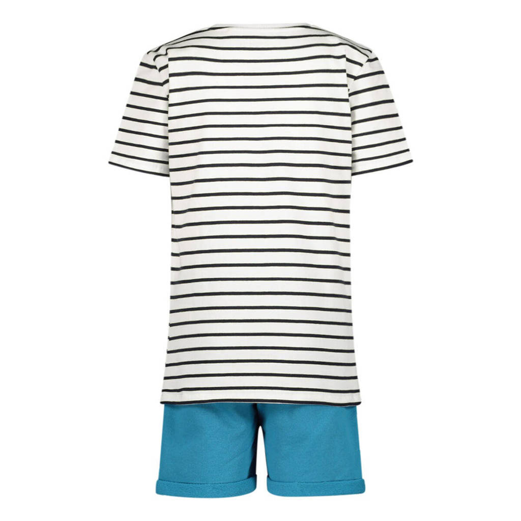 ESPRIT sweater + T-shirt + short geel