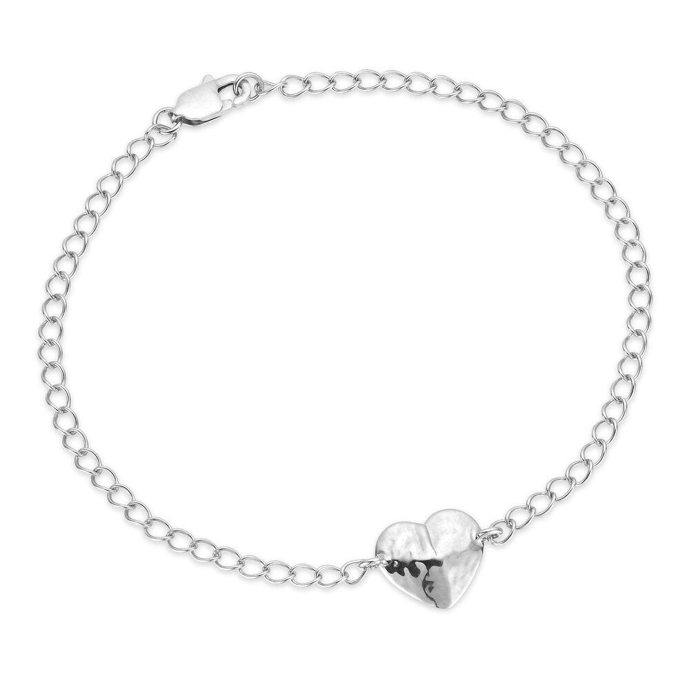 Jane Kønig  Bruised Heart armbånd - sølv