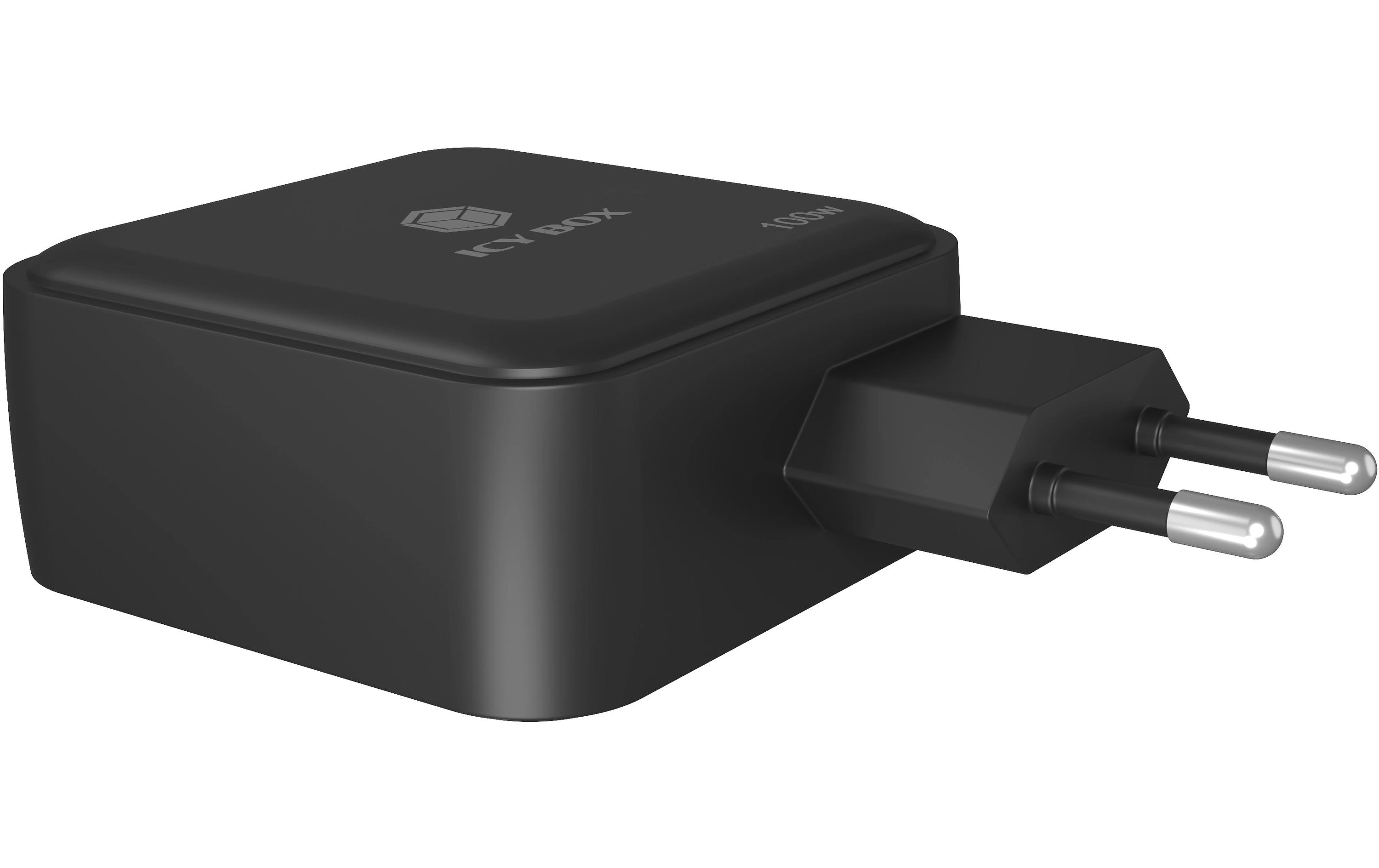 USB-Wandladegerät IB-PS1040-PDGaN Wandladegerät mit 100 W Power Delivery und Schnellladefunktion