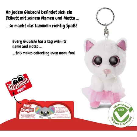 NICI Schlüsselanhänger Katze Jenabell 9cm