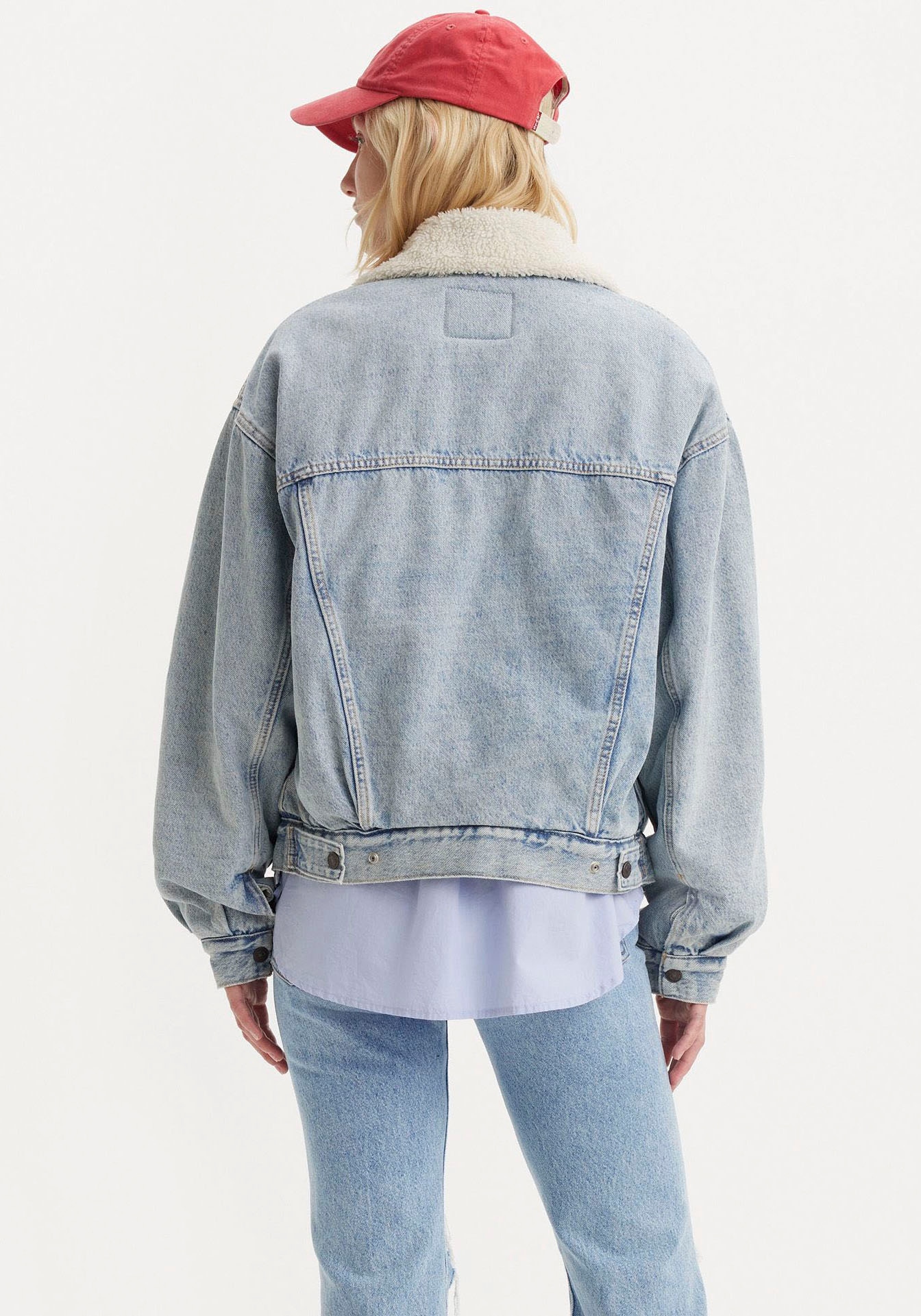 Levi's® Jeansjacke »SHERPA TRUCKER« mit Teddyplüsch