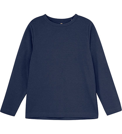 En Fant Bluse - Rib - Indigo Blue